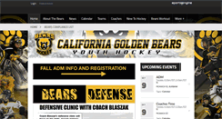 Desktop Screenshot of cgbhockey.com